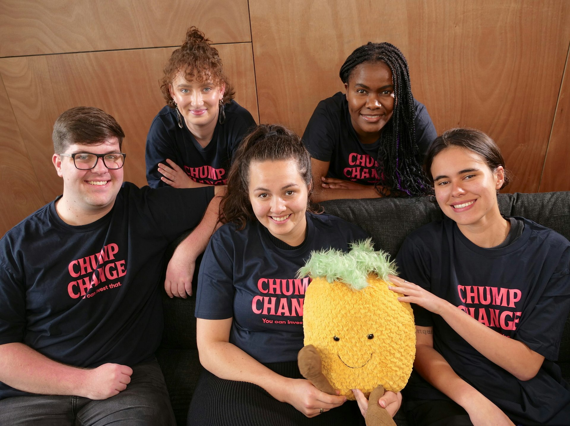 Five interns and a pineapple!